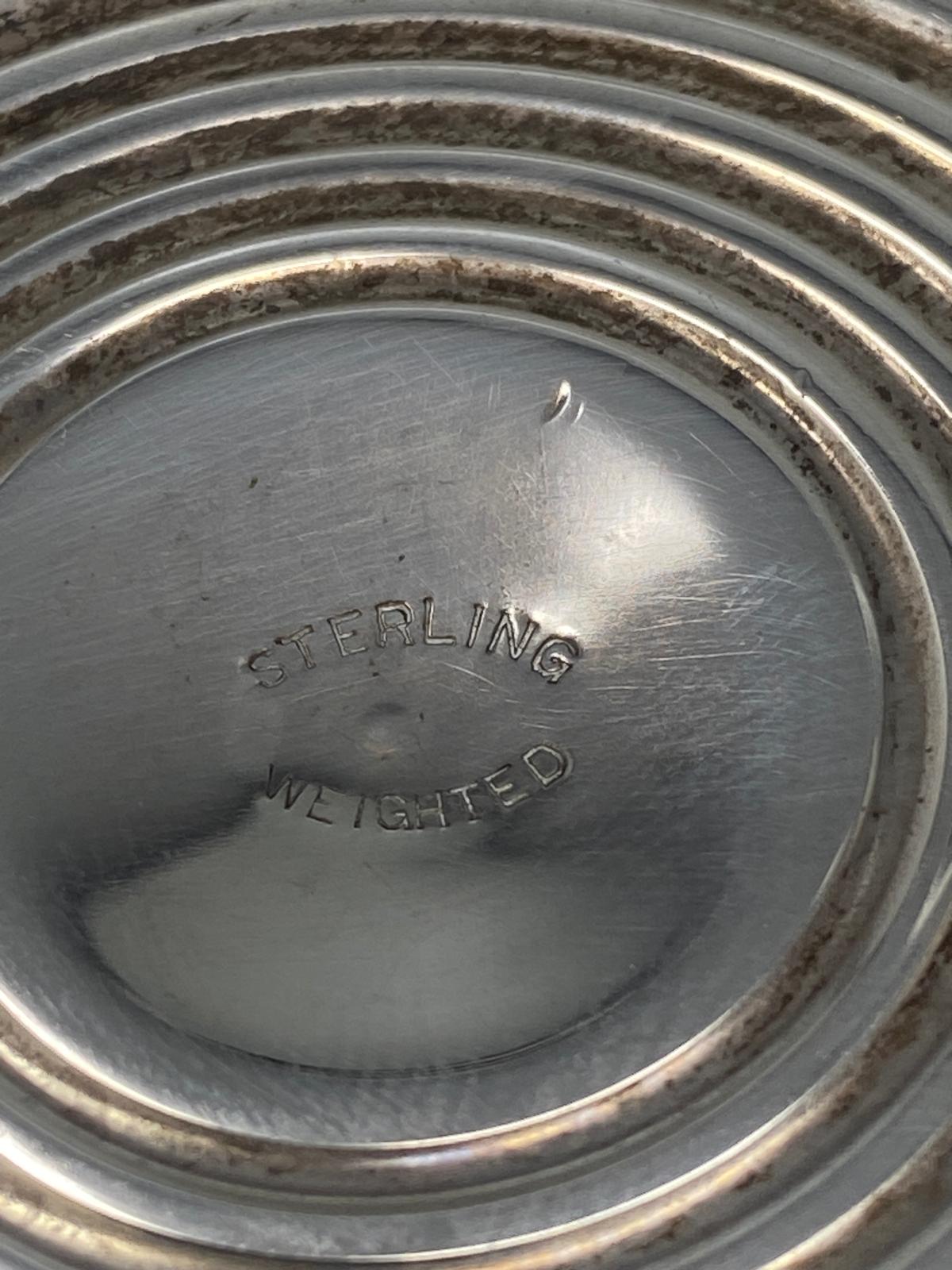 Sterling Silver Pierced Dish with Gadroon Border