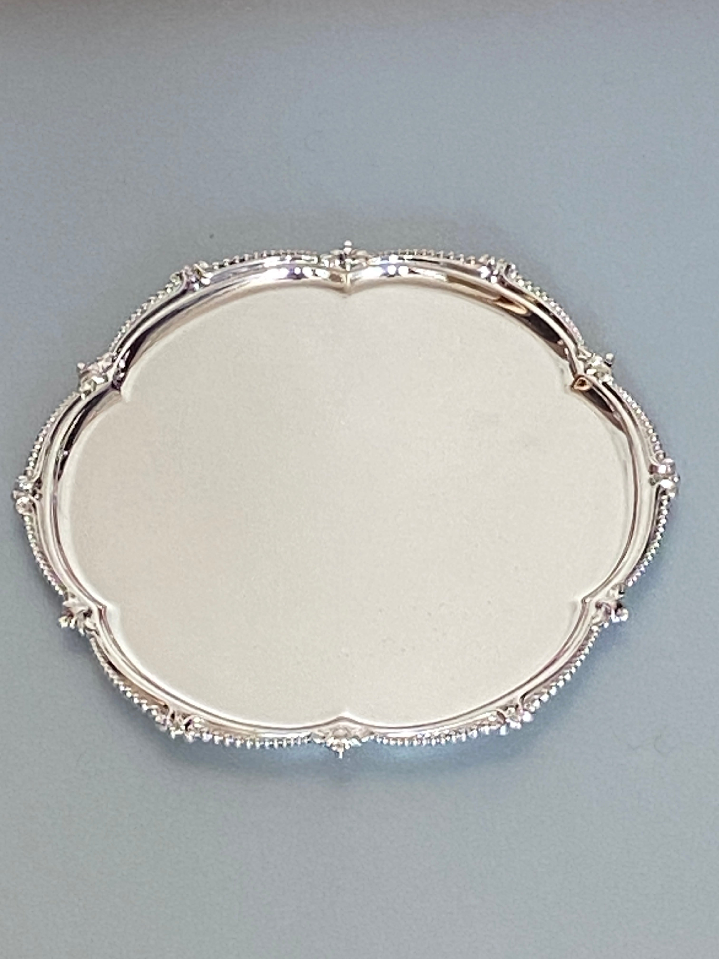 Antique Silver Plated Salver