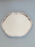 Load image into Gallery viewer, Antique Silver Plated Salver
