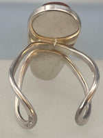 Load image into Gallery viewer, Sterling Silver &amp; Natural Amber Ring
