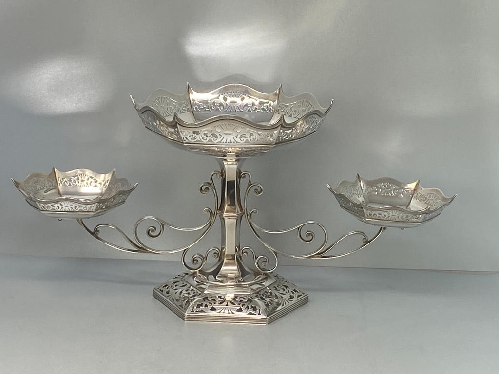 Antique Sterling Silver Centrepiece by Walker & Hall