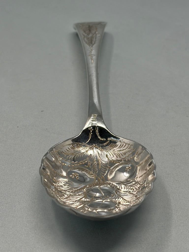 Antique Victorian Silver Plated Berry/Fruit Spoon