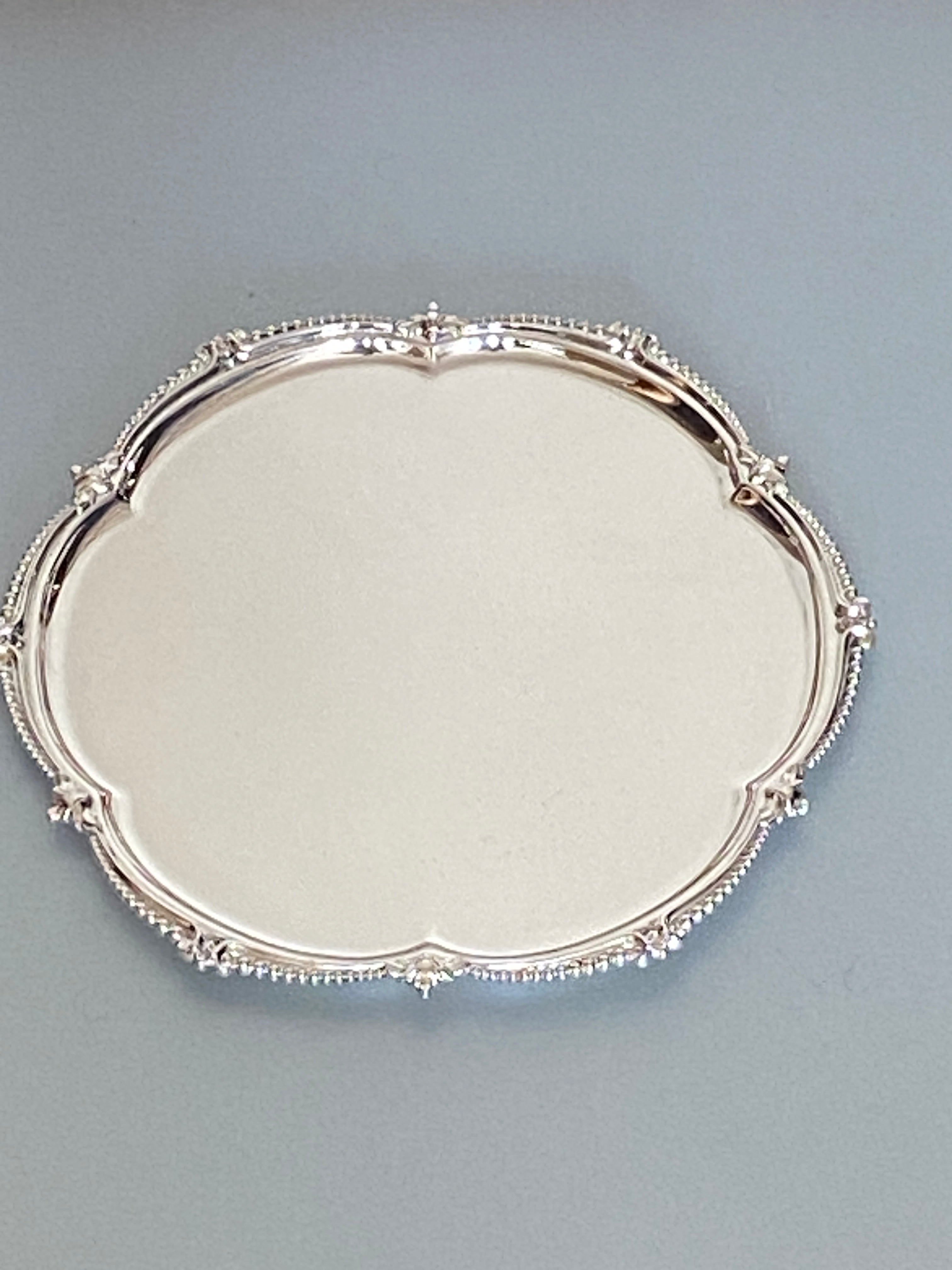 Antique Silver Plated Salver