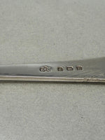 Load image into Gallery viewer, A pair of Art Deco Antique Sterling Silver Preserve Spoons in original box made by Elkington
