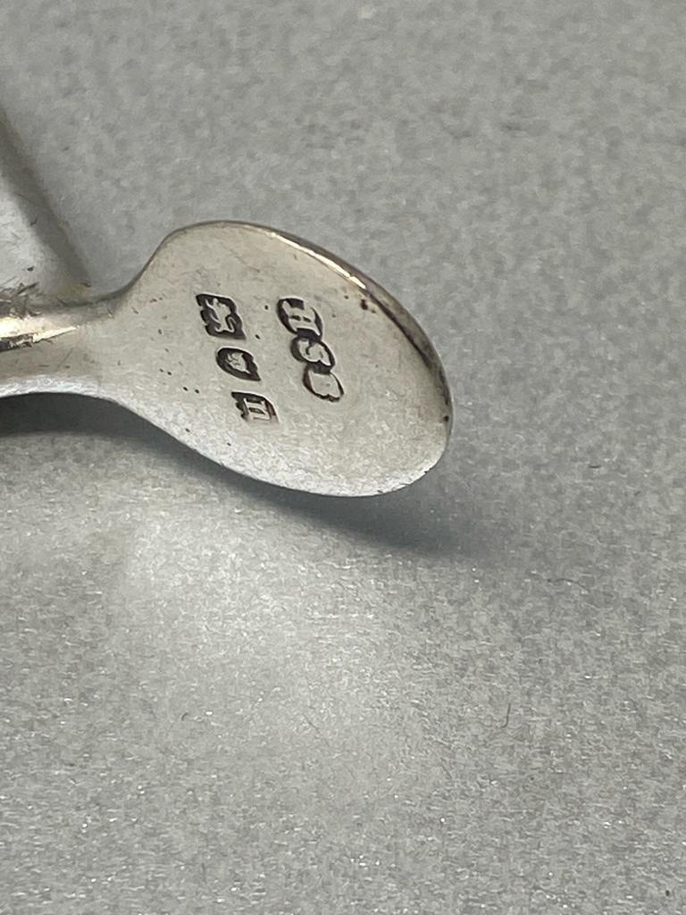 Antique Sterling Silver Wishbone Sugar Tongs