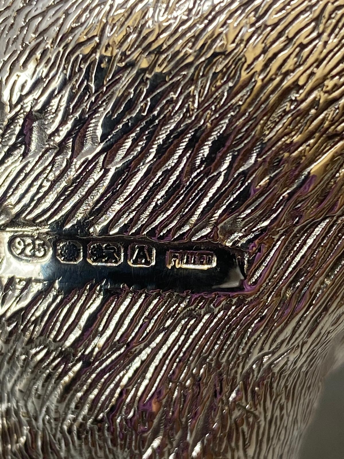 Sterling Silver Bulldog - full english - hallmark
