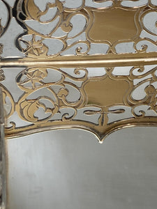Silver Plated Two Bottle Gallery Inkstand