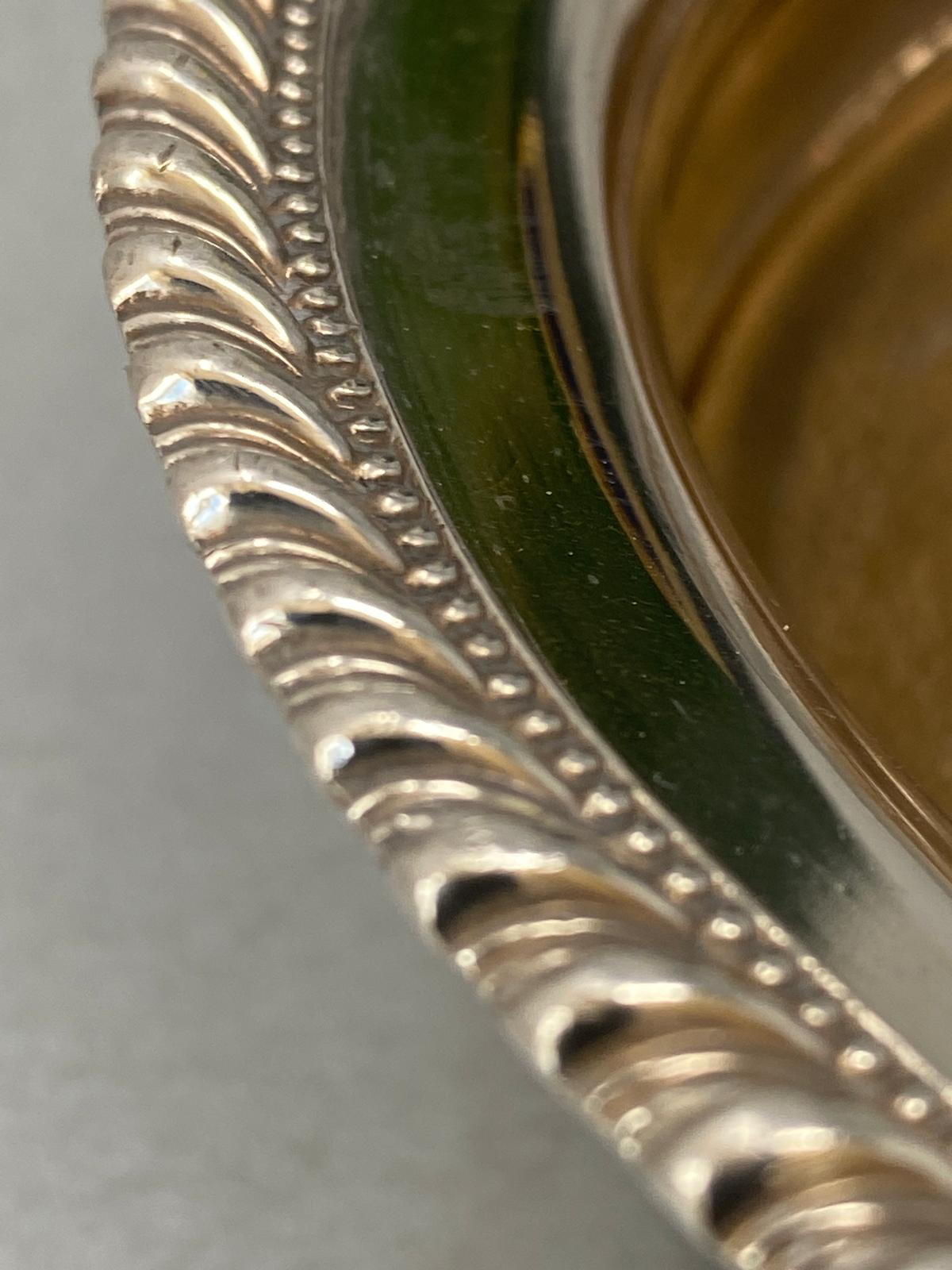 Pair of Antique Old Sheffield Silver Plated Coasters