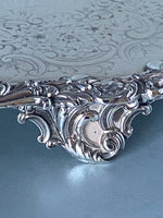 Load image into Gallery viewer, Antique Silver Plated Tray/Salver
