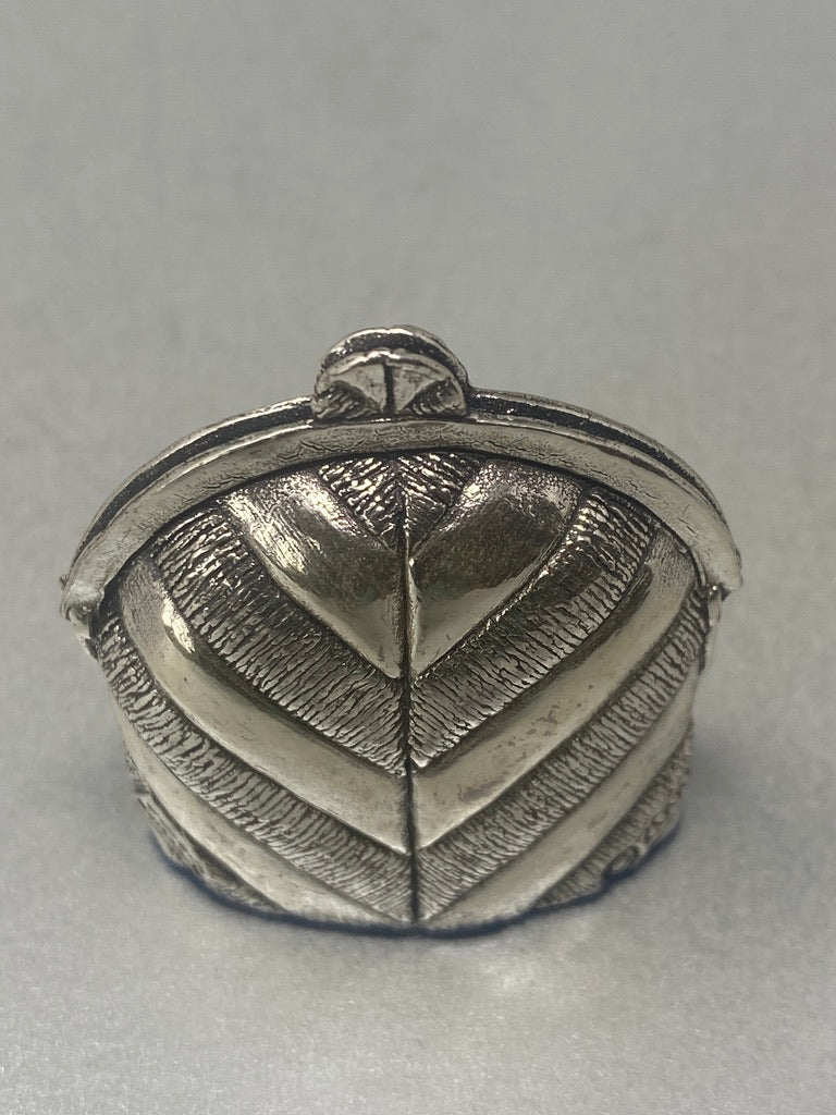 Set of Four Silver Handbag miniatures/models