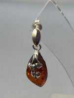 Load image into Gallery viewer, Sterling Silver and Natural Baltic Amber Earrings
