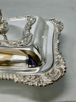 Load image into Gallery viewer, Antique Victorian Silver Plated Entree Dish
