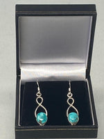 Load image into Gallery viewer, Sterling Silver and Turquoise Earrings
