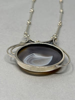 Load image into Gallery viewer, Sterling Silver and Agate Necklace
