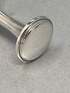 Sterling Silver Baby Rattle - Hallmarked Birmingham 2015
