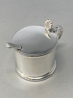 Load image into Gallery viewer, Antique Victorian Silver Plated Mustard Pot &amp; Spoon
