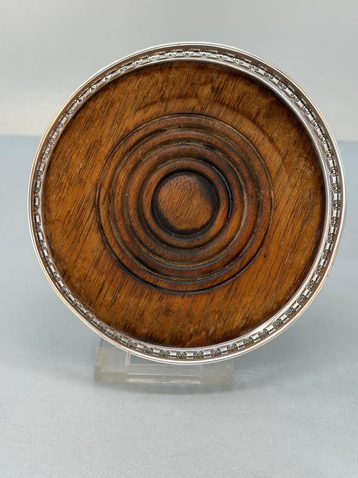 Sterling Silver Pierced Wine Coaster