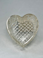 Load image into Gallery viewer, Antique Heart Shaped Sterling Silver and Glass Table Box
