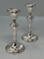 Load image into Gallery viewer, Pair of Sterling Silver Candlesticks
