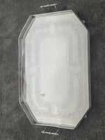 Load image into Gallery viewer, Antique Victorian Silver Plated Gallery Tea Tray

