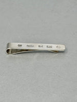 Load image into Gallery viewer, Sterling Silver Tie Slide with Feature Hallmarks
