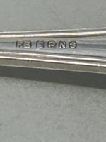 Load image into Gallery viewer, Antique Silver Plated Set of 12 Teaspoons &amp; Sugar Tongs Set
