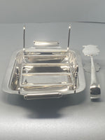 Load image into Gallery viewer, Victorian Silver Plated Asparagus Dish with Grill and Tongs
