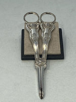 Load image into Gallery viewer, Antique Victorian Silver Plated Grape Scissors
