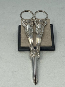 Antique Victorian Silver Plated Grape Scissors