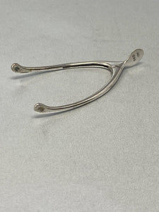 Antique Sterling Silver Wishbone Sugar Tongs