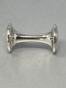 Sterling Silver Baby Rattle - Hallmarked Birmingham 2015