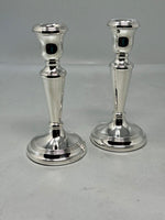 Load image into Gallery viewer, Pair of Sterling Silver Candlesticks
