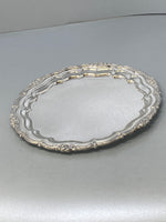 Load image into Gallery viewer, Antique Silver Plated Salver
