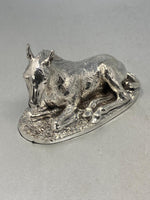 Load image into Gallery viewer, Sterling Silver Hose - Foal Laying Down Model
