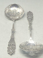 Load image into Gallery viewer, Pair of Antique Sterling Silver Spoons in Case
