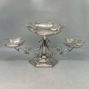 Antique Sterling Silver Centrepiece by Walker & Hall
