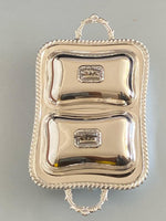 Load image into Gallery viewer, Antique Victorian Silver Plated Double Entree Dish

