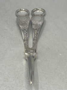 Antique Silver Plated Grape Scissors