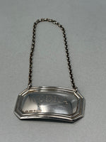 Load image into Gallery viewer, Vintage Sterling Silver Vodka Bottle Label
