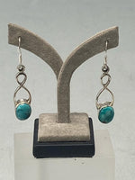 Load image into Gallery viewer, Sterling Silver and Turquoise Earrings
