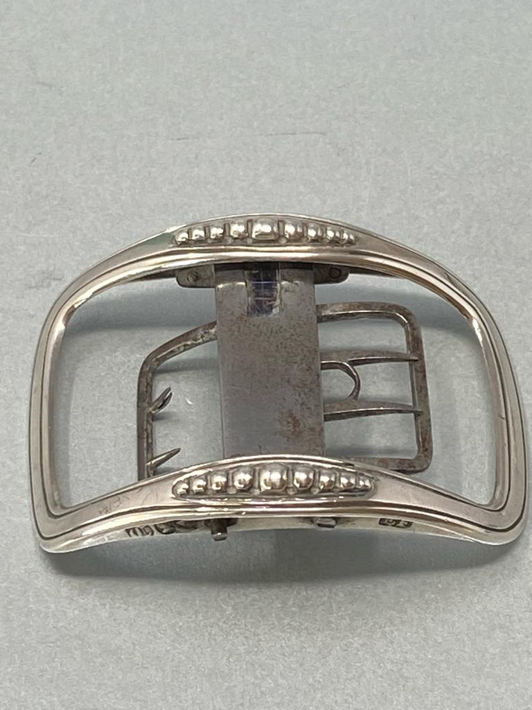 Pair of Victorian Sterling Silver Buckles