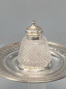 Antique Silver Plated Inkstand