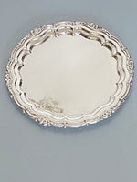 Load image into Gallery viewer, Antique Silver Plated Salver
