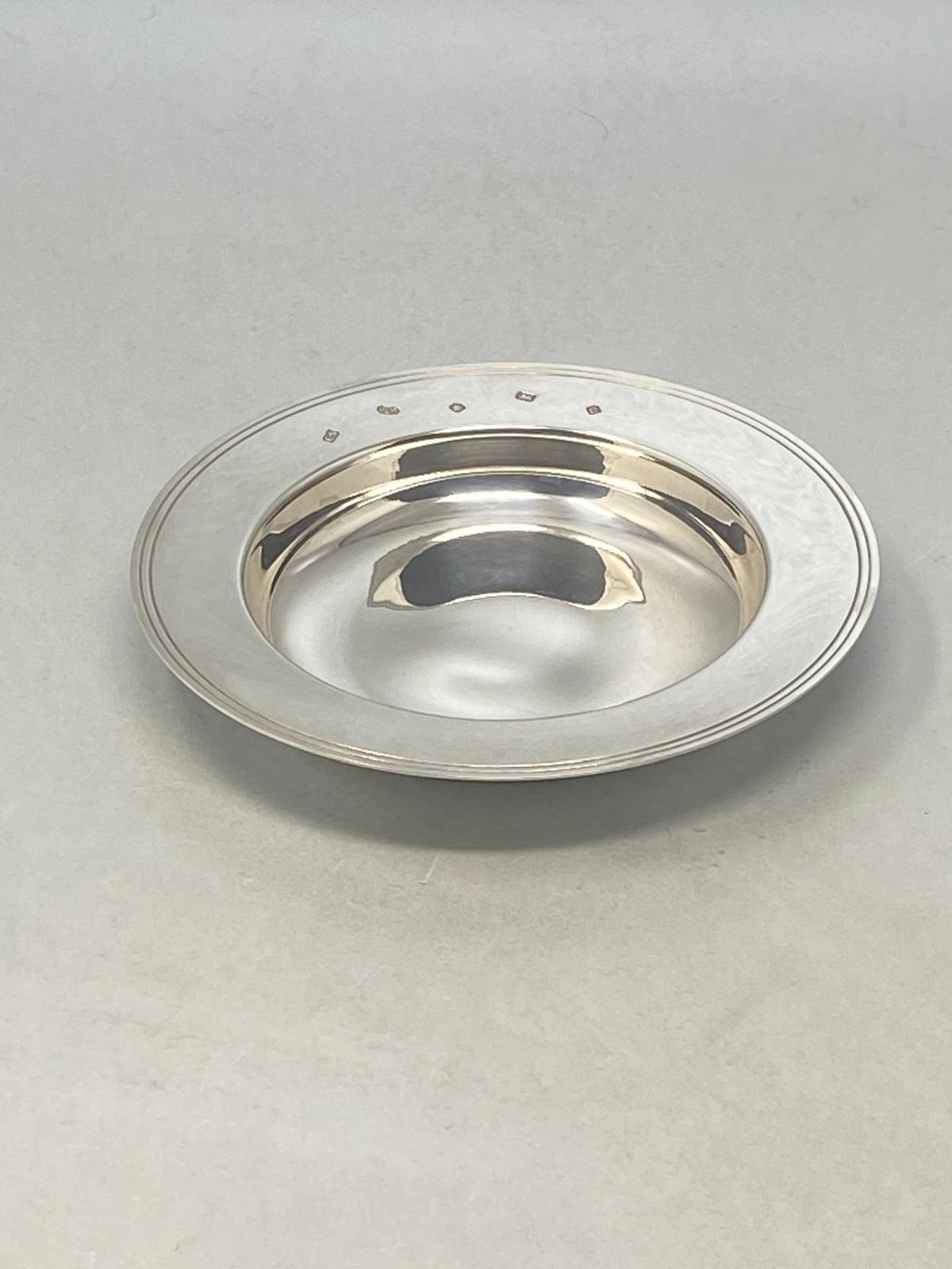 Sterling Silver Armada Dish - Arms Dish in presentation box&nbsp;