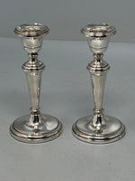 Load image into Gallery viewer, Pair of Sterling Silver Candlesticks
