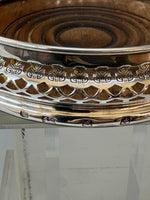 Load image into Gallery viewer, Sterling Silver Pierced Wine Coaster
