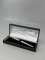 Load image into Gallery viewer, Sterling Silver &amp; Arts &amp; Crafts Style Biro with Feature Hallmark
