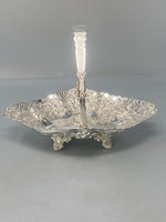 Load image into Gallery viewer, Antique Victorian Silver Plated Swing Handle Basket
