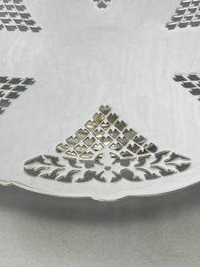 Antique Victorian Mappin & Webb Princes Plate Pierced Dish