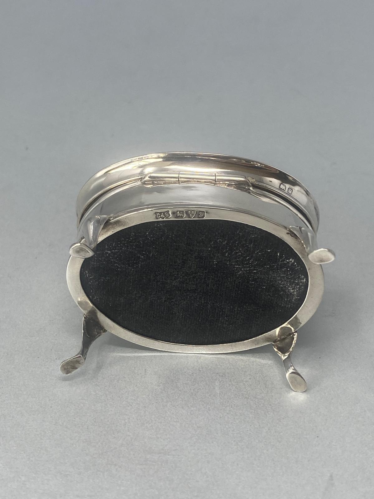 Antique Sterling Silver Trinket/Ring Box Hallmarked : Chester 1924
